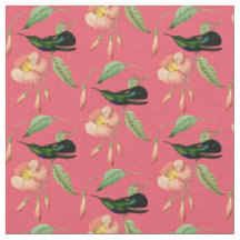 Grüner Kolibri im Vintage-Stil