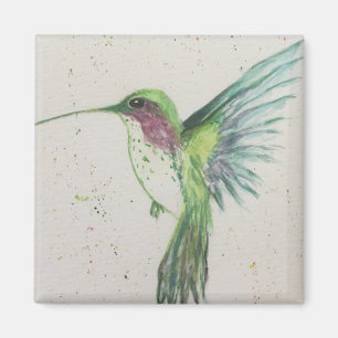 Grüner Kolibri Magnet