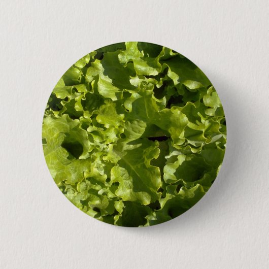 Grüner Kopfsalat Button (Vorderseite)