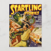 Grüner Krake Postkarte (Vorderseite)