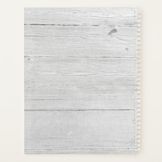 Grüner Kranz aus rustikalem Holz und botanischem B Planer (Rückseite)