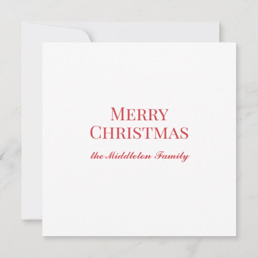 Grüner Kranz mit rotem Gingham Bow Mitteilungskarte (Rückseite)