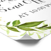 Grüner Kranz-Sparkler abschicken Schildkröte, rust Poster (Ecke)