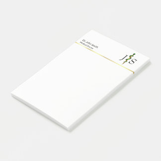 Grüner Kräutergoldgott von Asclepius Medical Post-it Klebezettel