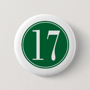 Grüner Kreis #17 Button
