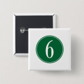 Grüner Kreis #6 Button (Vorne & Hinten)