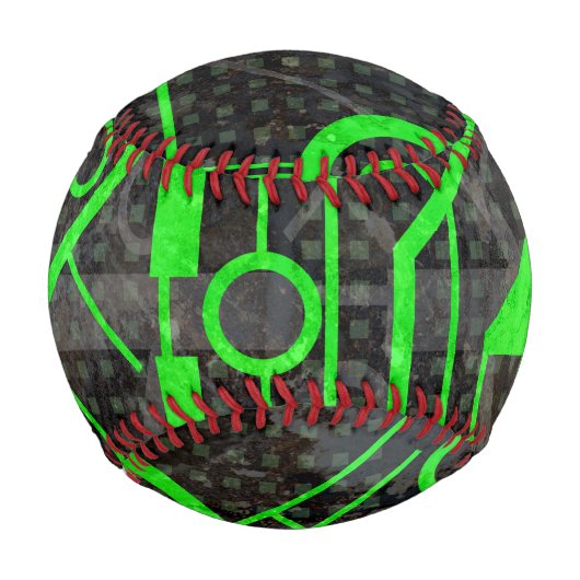 Grüner Kreis Baseball (Vorderseite)