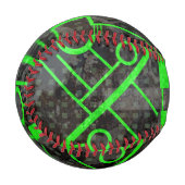 Grüner Kreis Baseball (Vorderseite Links)