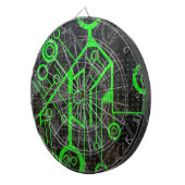 Grüner Kreis Dartscheibe (Vorderseite rechts)