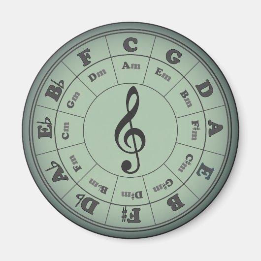 Grüner Kreis des Fünften Rundmagazins Magnet (Vorne)