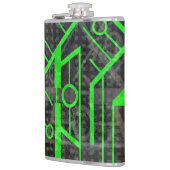 Grüner Kreis Flachmann (Links)