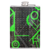 Grüner Kreis Flachmann (Rückseite)