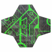 Grüner Kreis Fußball (Flach)