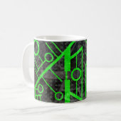 Grüner Kreis Kaffeetasse (Vorderseite Links)
