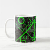 Grüner Kreis Kaffeetasse (Links)