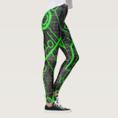 Grüner Kreis Leggings (Rechts)