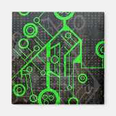 Grüner Kreis Magnet (Vorne)