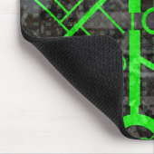 Grüner Kreis Mousepad (Ecke)