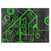 Grüner Kreis Schneidebrett (Vorderseite)