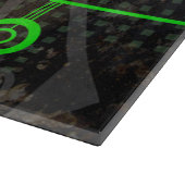 Grüner Kreis Schneidebrett (Ecke)