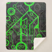 Grüner Kreis Sherpadecke (Vorderseite)