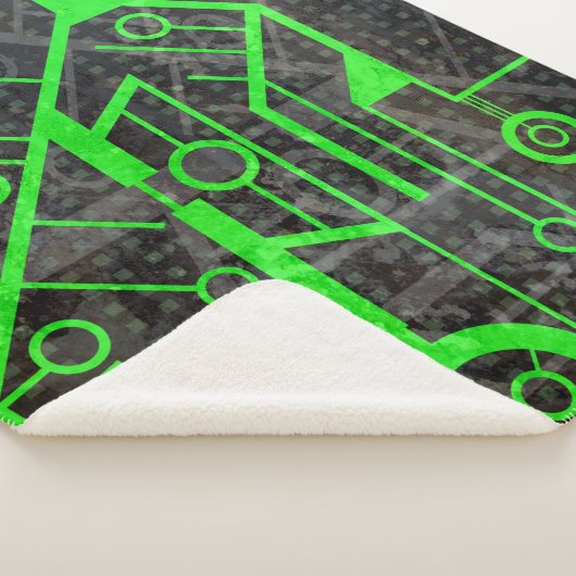 Grüner Kreis Sherpadecke (3/4)