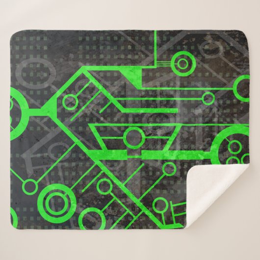 Grüner Kreis Sherpadecke (Vorderseite (Horizontal))