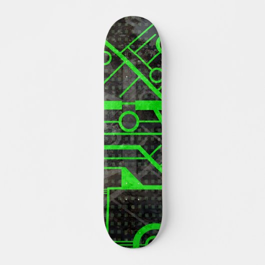 Grüner Kreis Skateboard (Vorne)