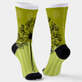 Grüner Kronleuchter Socken (Gewinkelt)