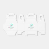 Grüner Kürbis Herbst 21. graue Pastellgraue Geschenkschachtel (Ungefaltet)