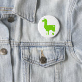 Grüner Lama-Knopf Button (Beispiel)