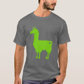 Grüner Lama-T - Shirt (Vorderseite)