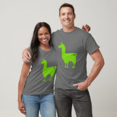 Grüner Lama-T - Shirt (Unisex)