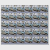 Grüner Land Rover Geschenkpapier (Flach)