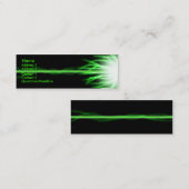 Grüner Laser Mini Visitenkarte (Vorne/Hinten)