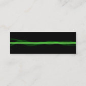 Grüner Laser Mini Visitenkarte (Rückseite)