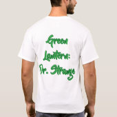 Grüner Laterne & Dr. Strange  T-Shirt (Rückseite)
