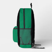Grüner Laternen Logo 13 Bedruckter Rucksack (Rechts)