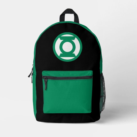Grüner Laternen Logo 13 Bedruckter Rucksack (Vorderseite)