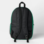 Grüner Laternen Logo 13 Bedruckter Rucksack (Rückseite)