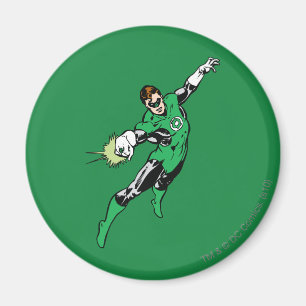Grüner Laternen-Sprung Magnet