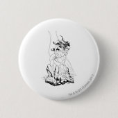 Grüner Laternen-und Stern-Saphir Button (Vorderseite)