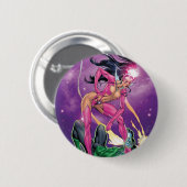 Grüner Laternen-und Stern-Saphir - Farbe Button (Vorne & Hinten)