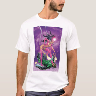 Grüner Laternen-und Stern-Saphir - Farbe T-Shirt