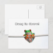 Grüner Laubfrosch - Hänge... Postkarte (Vorne/Hinten)