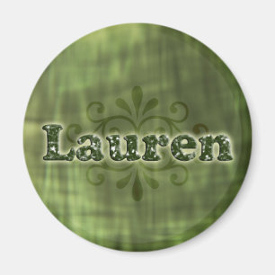 Grüner Lauren Magnet