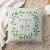 Grüner Leaf| Hochzeit Kissen (Decke)