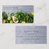 Grüner Lebensstil-gesunde Leben-Visitenkarte Visitenkarte (Vorne/Hinten)