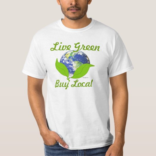 Grüner lebhaftT - Shirt (Vorderseite)