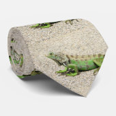Grüner Leguan Arubas Krawatte (Gerollt)